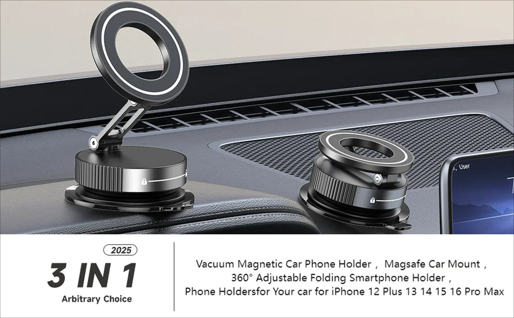 360° Vacuum Magnetic Phone Mount